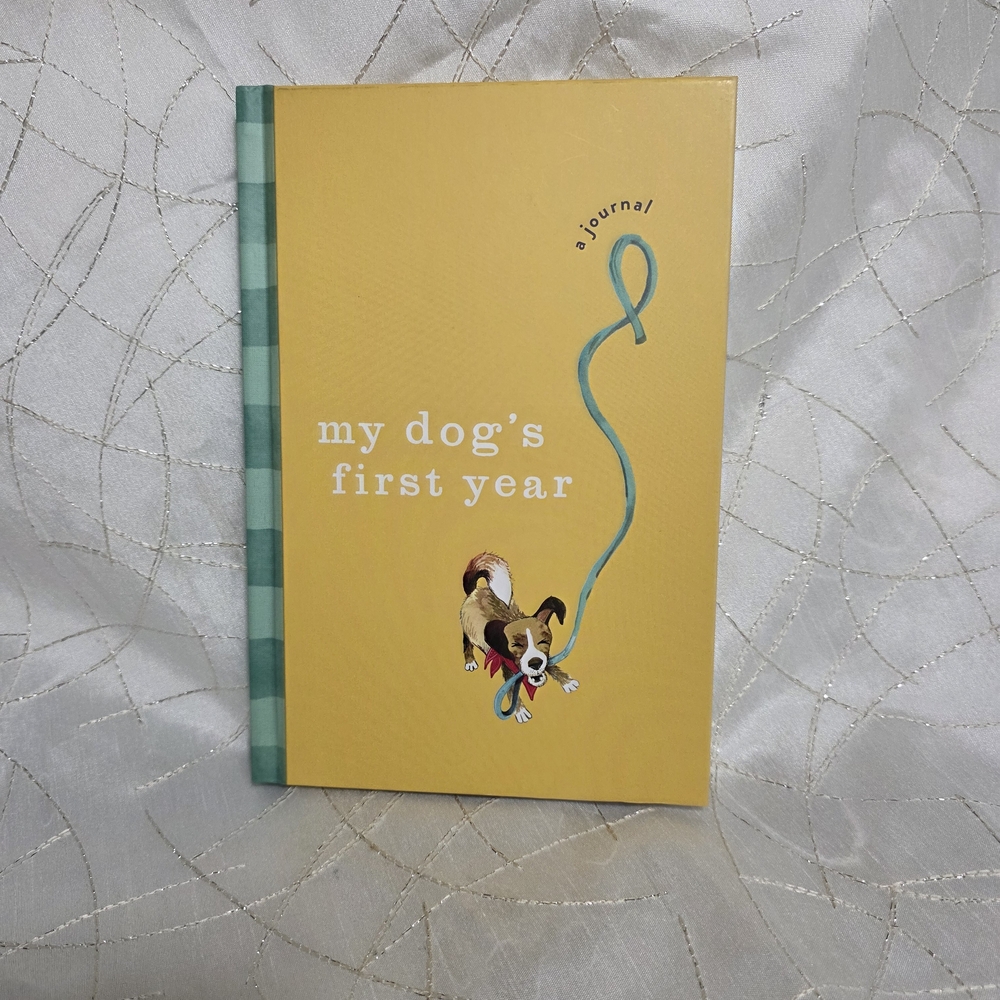 Charming Yellow Dog Journal for Pet Memories!